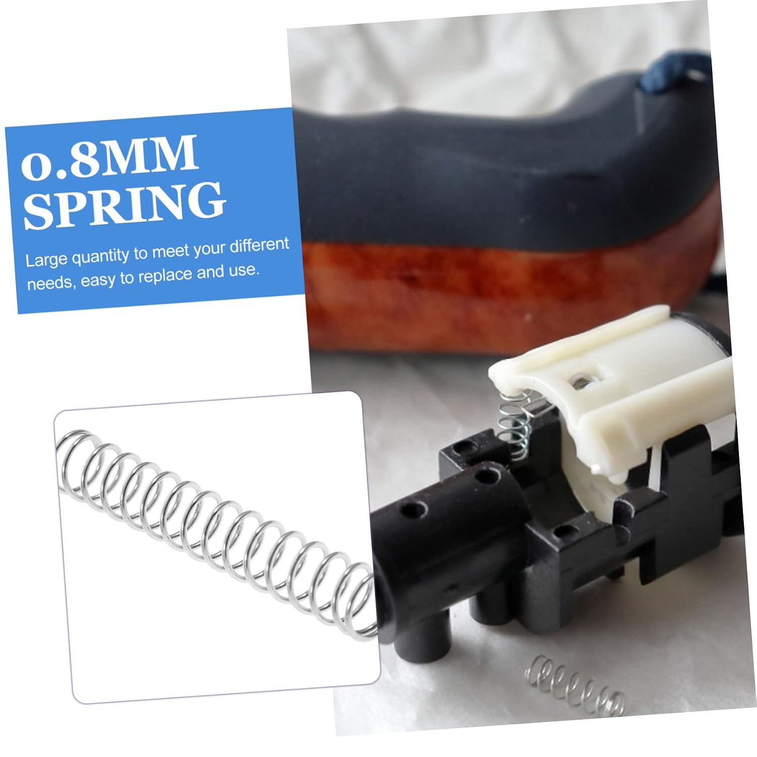 10pcs Stainless Steel Compression Spring Wire Coil Springs for Projects Home Repairs and Mechanical Applications