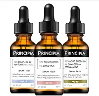 Principia Kit 3 Séruns Niacinamida + Peptídeos + Glicólico