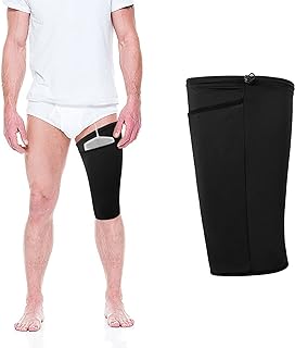 Catheter Leg Bag Holder, Catheter Sleeve Urine Leg Bag Fix Catheter Sleeves, Foley Catheter Bag Holder Leg Strap, Urinary Drainage Bag Cover for Men & Women, Urinary Incontinence Catheter Supplies