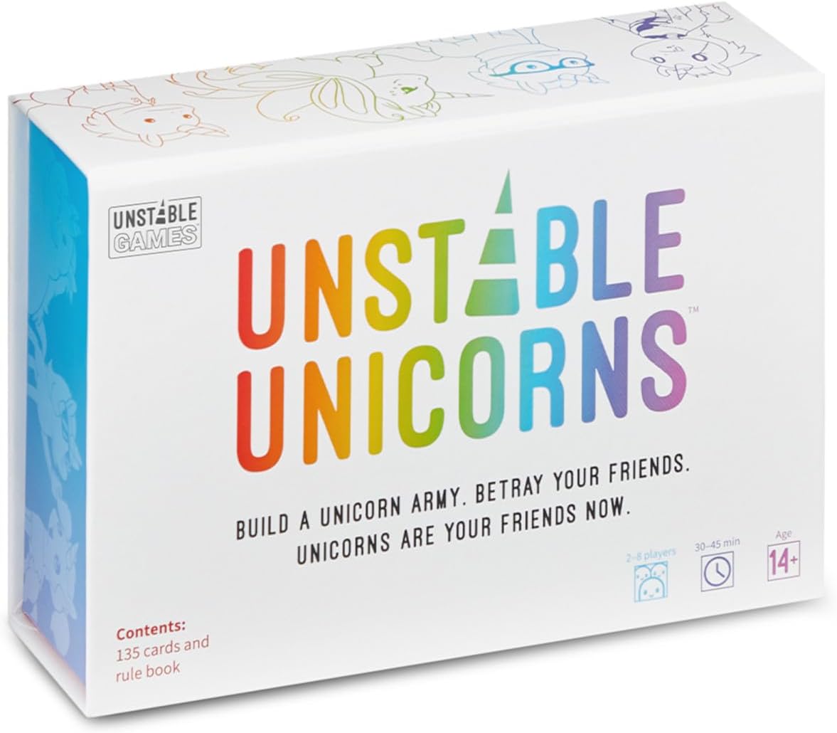 Unstable Unicorns Base Game Card, Black