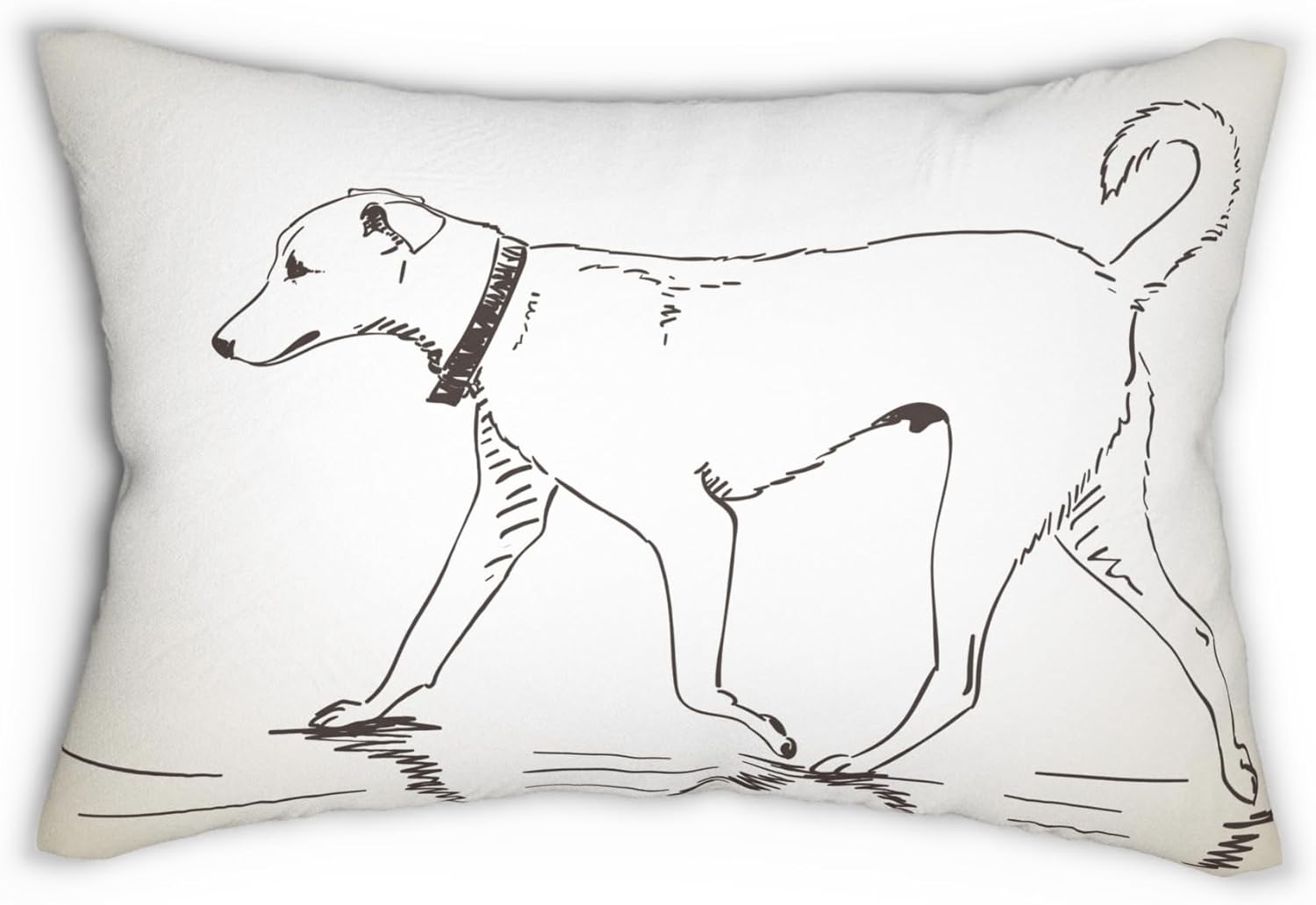 Dog Lover's Spun Polyester Lumbar Pillow | Cute Canine Home Decor, Pet Gift, Dog-Themed Decor, Cozy Living Room
