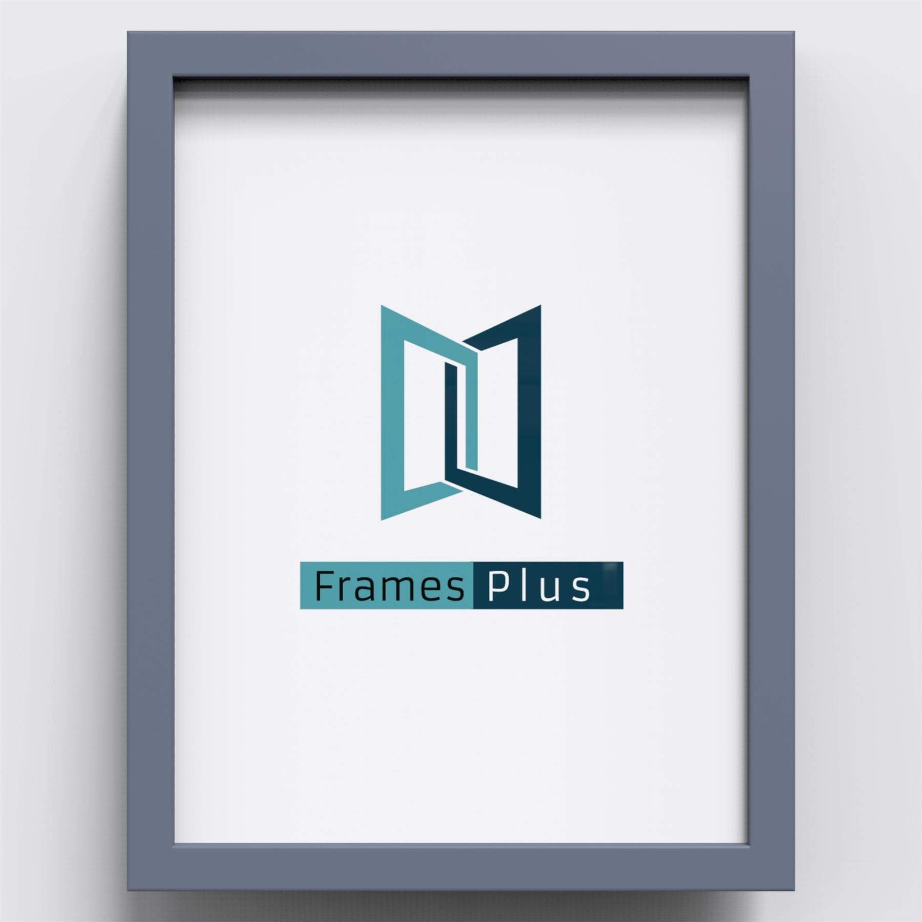 Dark Grey 15x15 (38.1x38.1cm) Photo Picture Poster Frame - Modern Sleek Range, 24mm Flat, Wall Hang