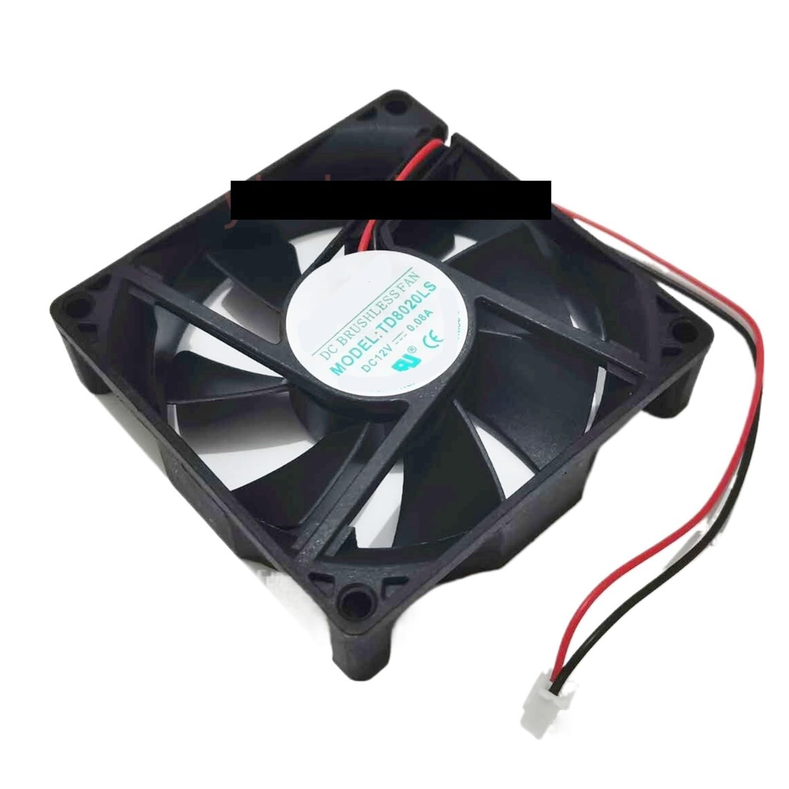 TPKMVGAP TD8020LS DC 12V 0.08A 80x80x20mm 2-Wire Server Cooling Fan(2)