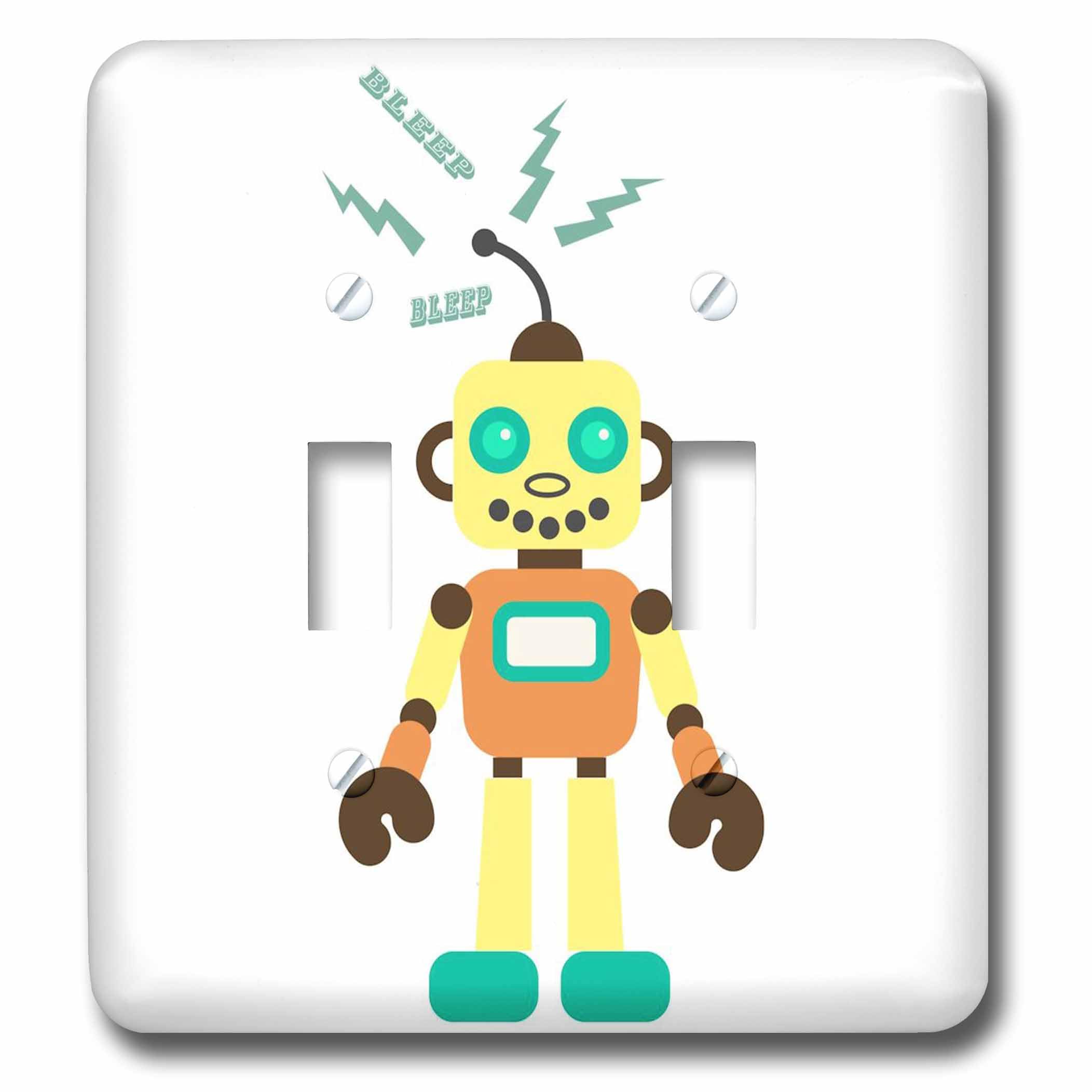 Robot agrumes plaque interrupteur double contre les traces