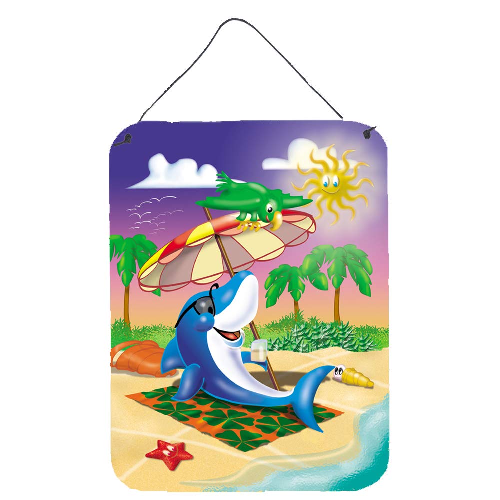 Dolphin Sunning on the Beach Wall or Door Hanging Prints