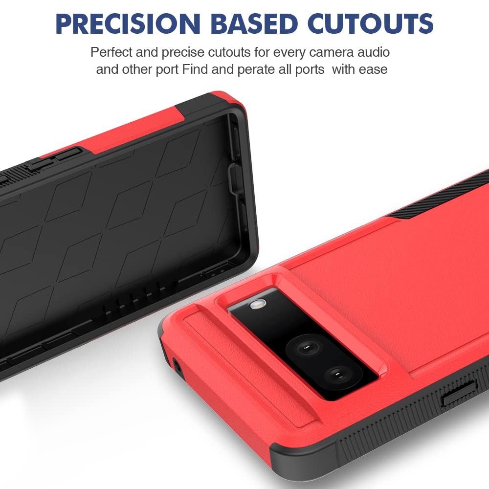 Jeylly for Google Pixel 7 5G Case with 2 Pack Tempered Glass Screen Protector - Image 4