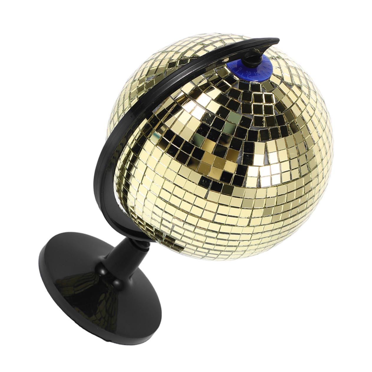 Boule Disco Miroir sans Fixation avec Socle Stable contre les Chutes