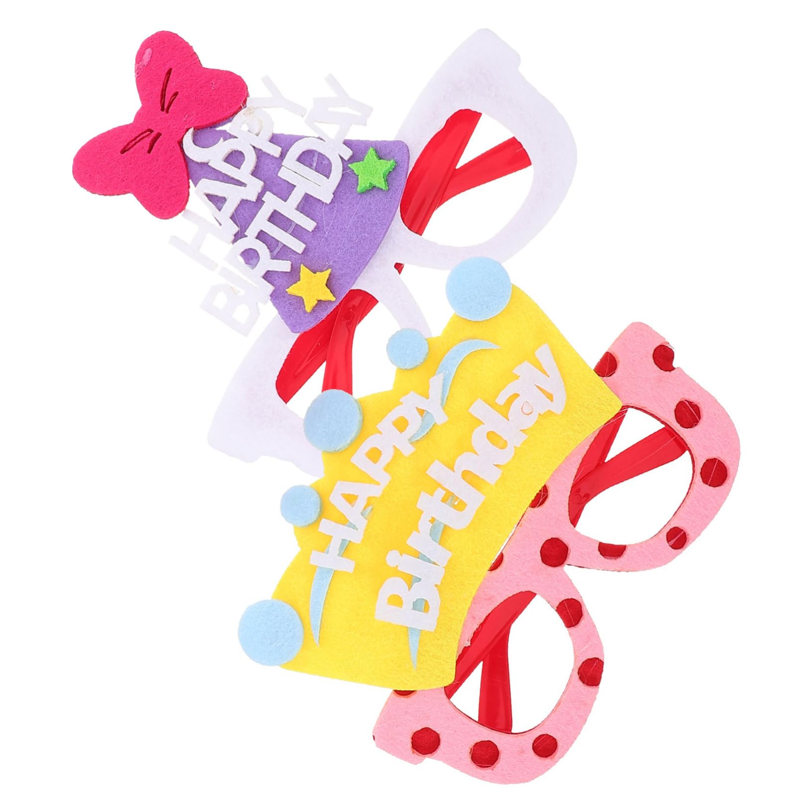 Lunettes anniversaire lot de 2 accessoires photobooth de fête