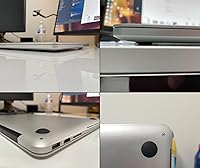 Vista 3 de 4 PCS Laptop Rubber Feet (0.7 inch Diameter), Non-Slip Replacement Bottom Feet for MacBook Case (MacBook Pro/MacBook Air Shell Cover)