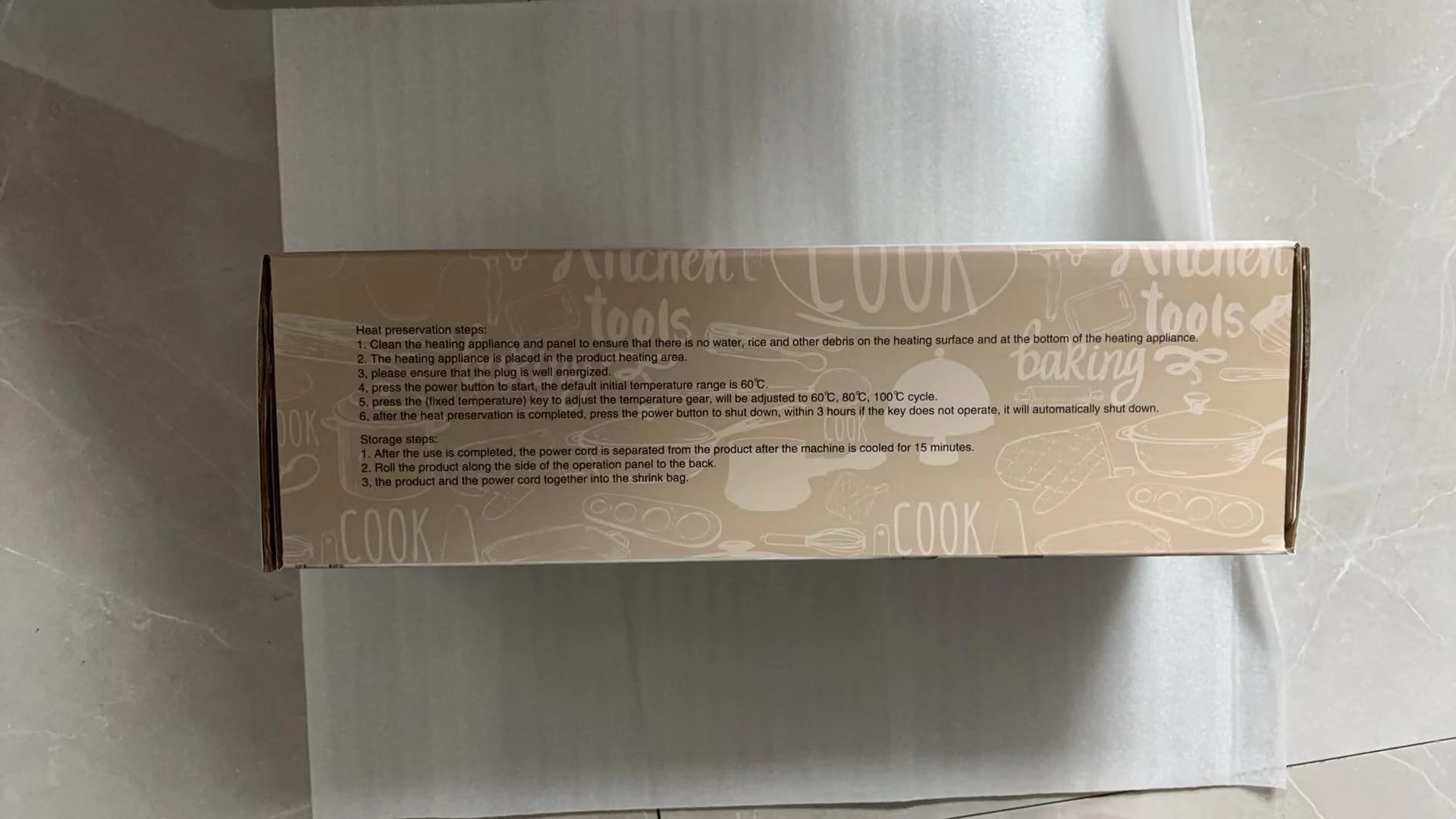 Calentador Comida Portatil, Calentadores de Comida para Buffet, Calentador de Comida Plegable para Fiestas con 3 Modos y Calentamiento Rápido
