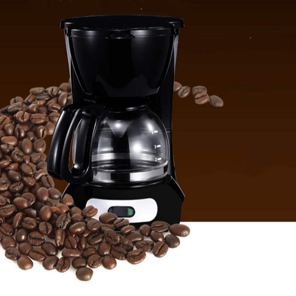 Máquina de café tipo goteo, máquina automática de conservación de calor para el hogar, operación simple con un botón, 600 ml de gran capacidad, máquina de café para beber té