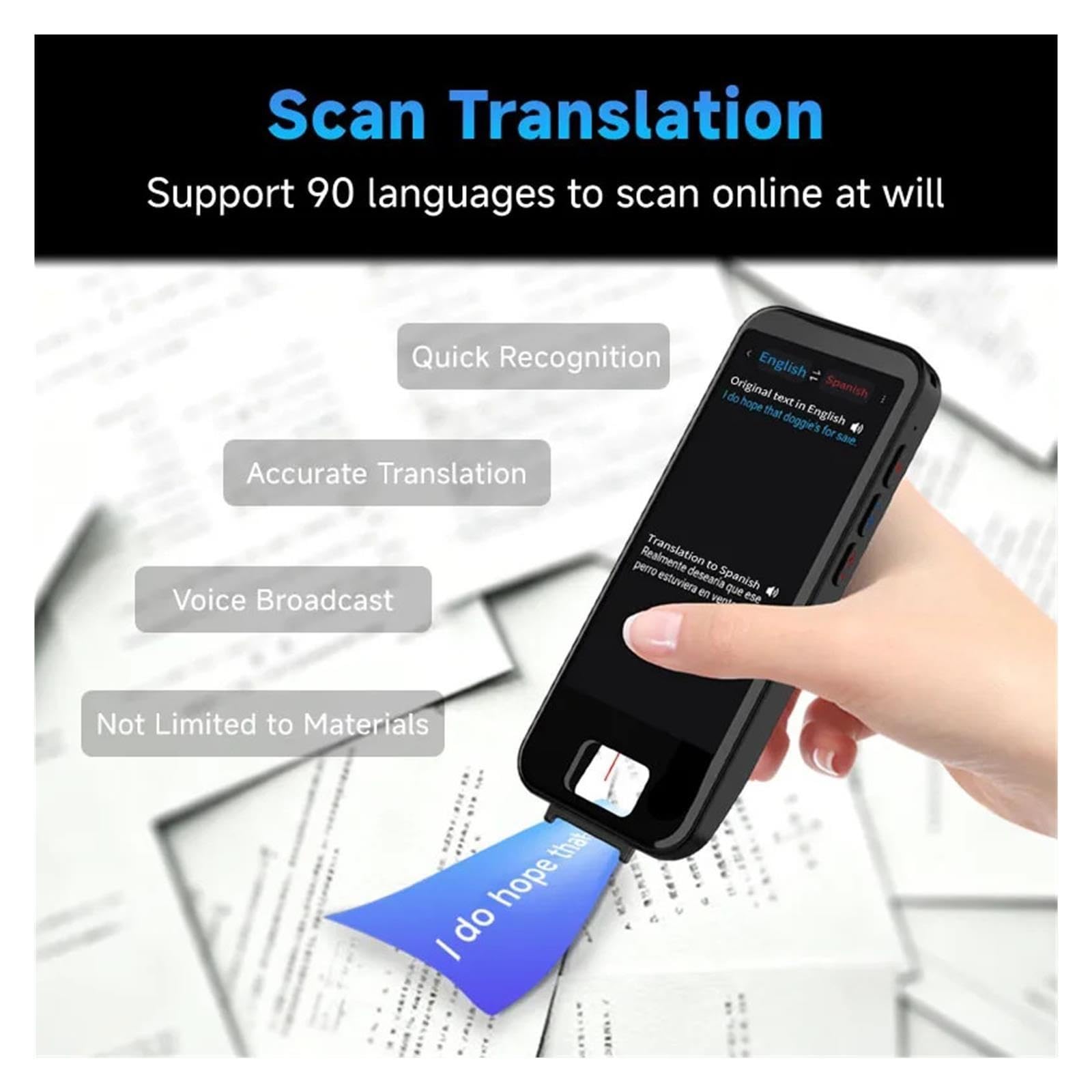 Appareil de traduction de langue S50 Pro
