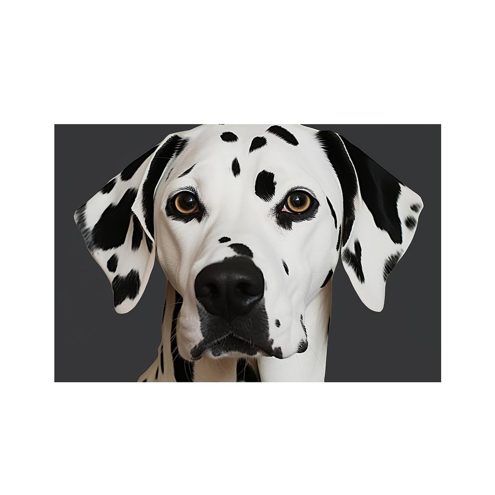 Dalmatian Place Mat for Restaurant, Portable Table Mat for Kitchen, Anti-Slip Placemats for Home, Fashionable Place Mats for Wedding, Party, Hotels, Apartments 30x45cm