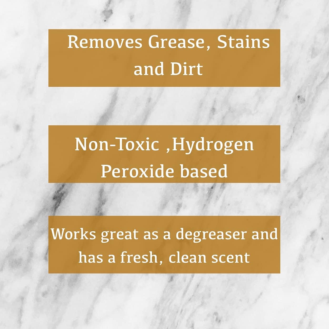 Oxy Countertop Cleaner, Marble, Granite, Stone, Safe for daily use (1 quart 32 oz.) with 2 Microfiber towels kit