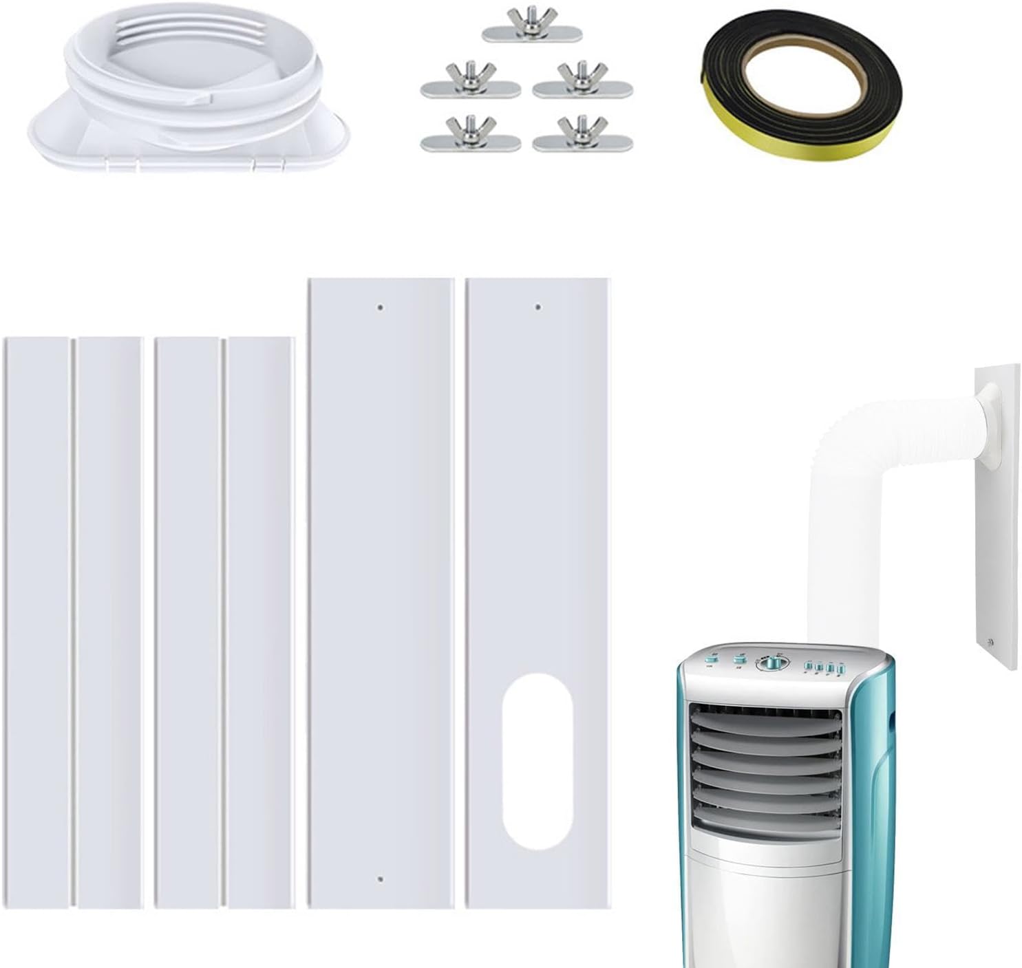 chuanye Portable AC Window Seal Kit Universal Window Seal