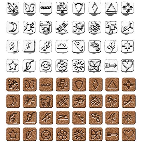 image for QMNNMA 33 PCS Leather Stamping Tool Set, 32 PCS Leather Stamps Pattern