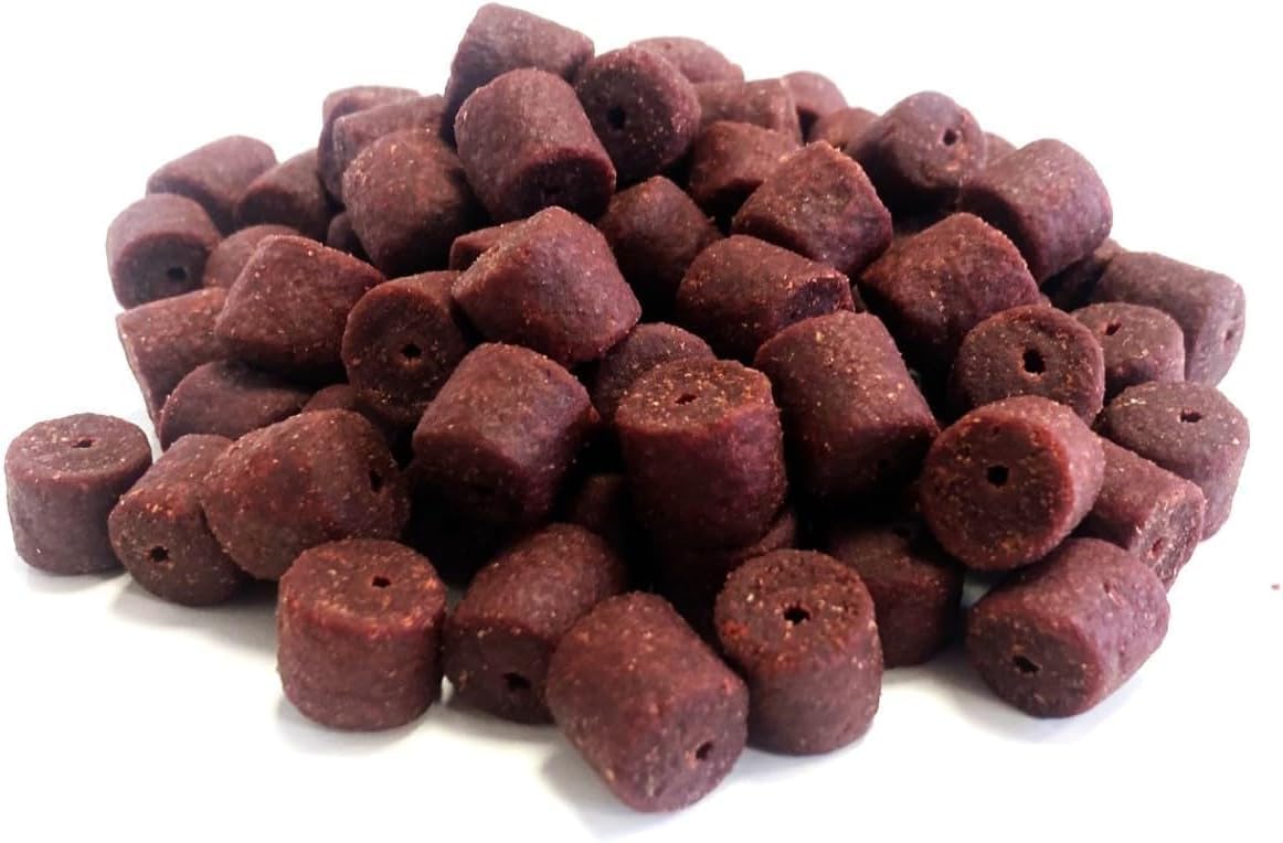 Drilled Halibut Pellets Red 14mm 200g Fishing Bait SLCB