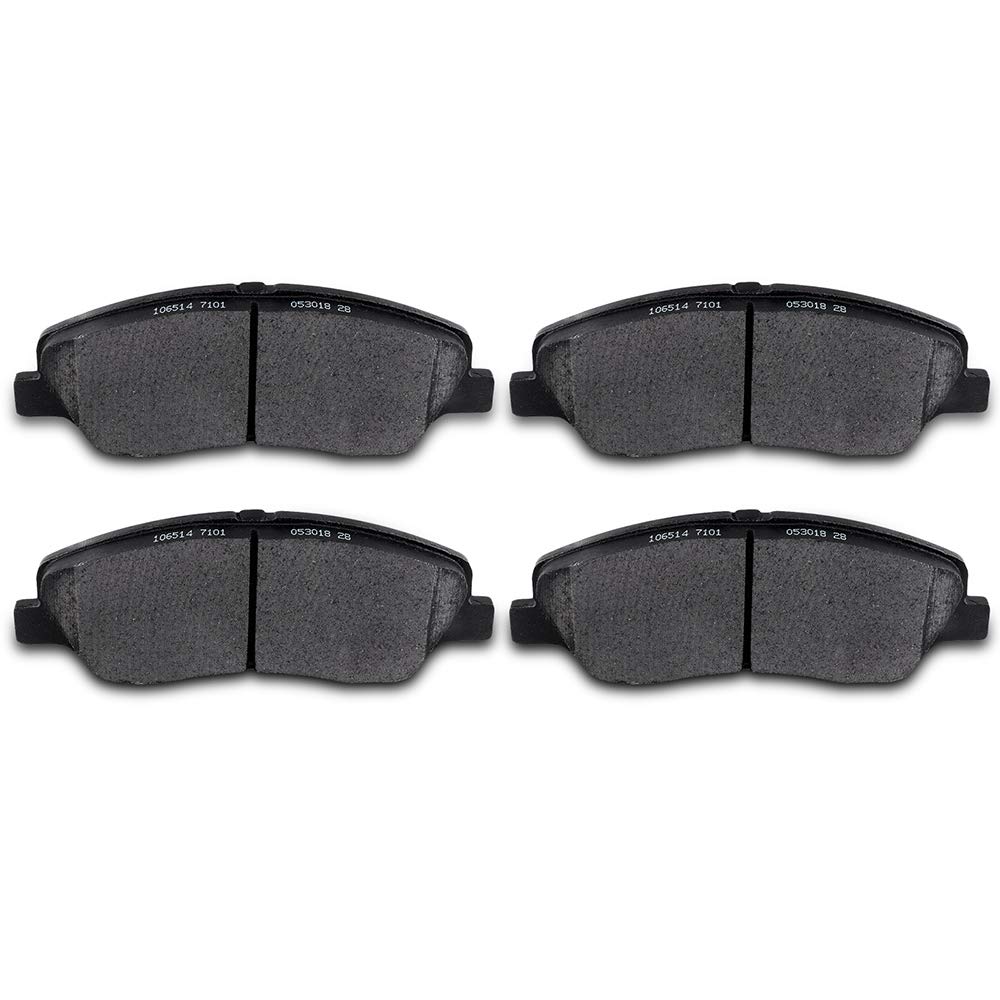 cciyu D1202 Professional Ceramic Front Brake Pads Set Fit For 2007-2009 For Hyundai For Entourage,2007-2009 For Santa Fe,2006-2012 For Kia For Sedona