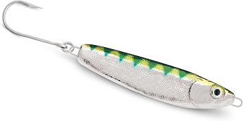 Luhr Jensen 4 Crippled Herring Nickel/Neon Green Back, 4oz (4751-400-0307)