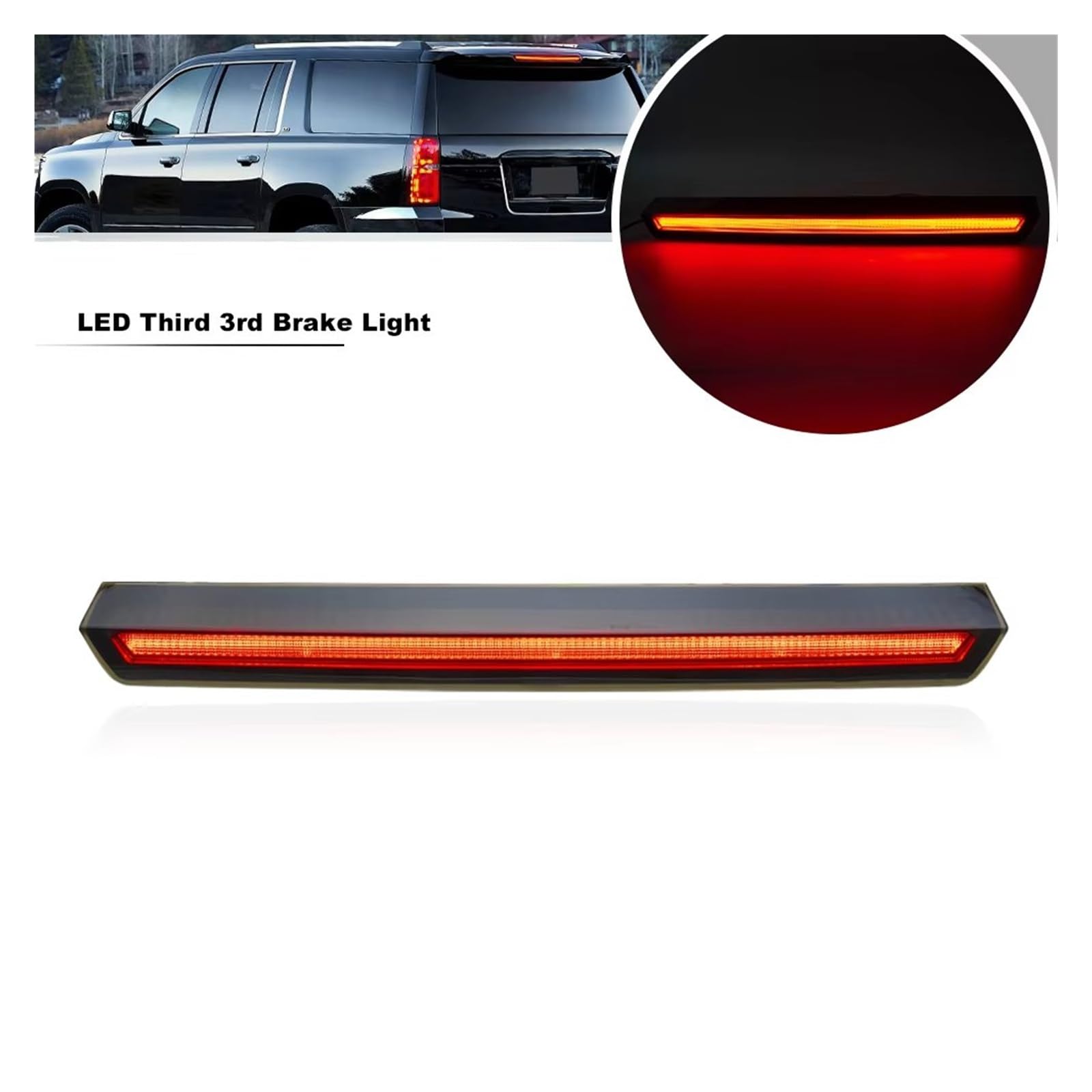 Terza Luce di Stop per Auto per Tahoe e Suburban 2015-2020, Terza Luce di Stop Posteriore a Montaggio Alto 22783104, Luce di Stop di Livello Alto