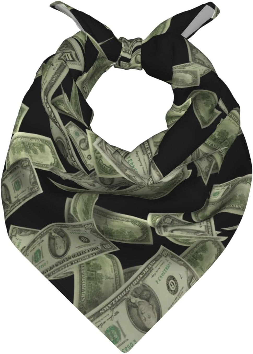 Dollar Sign Money Print For Women And Men Head Scarves Hair Bandanas Square Scarf Fashion Accessories Lightweight