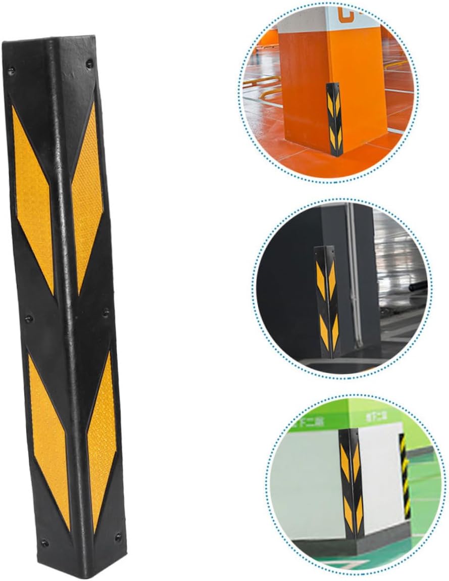 PRETYZOOM Rubber Parking Corner Protector Garage Wall Guards for Car Safety Guard Easy Installation