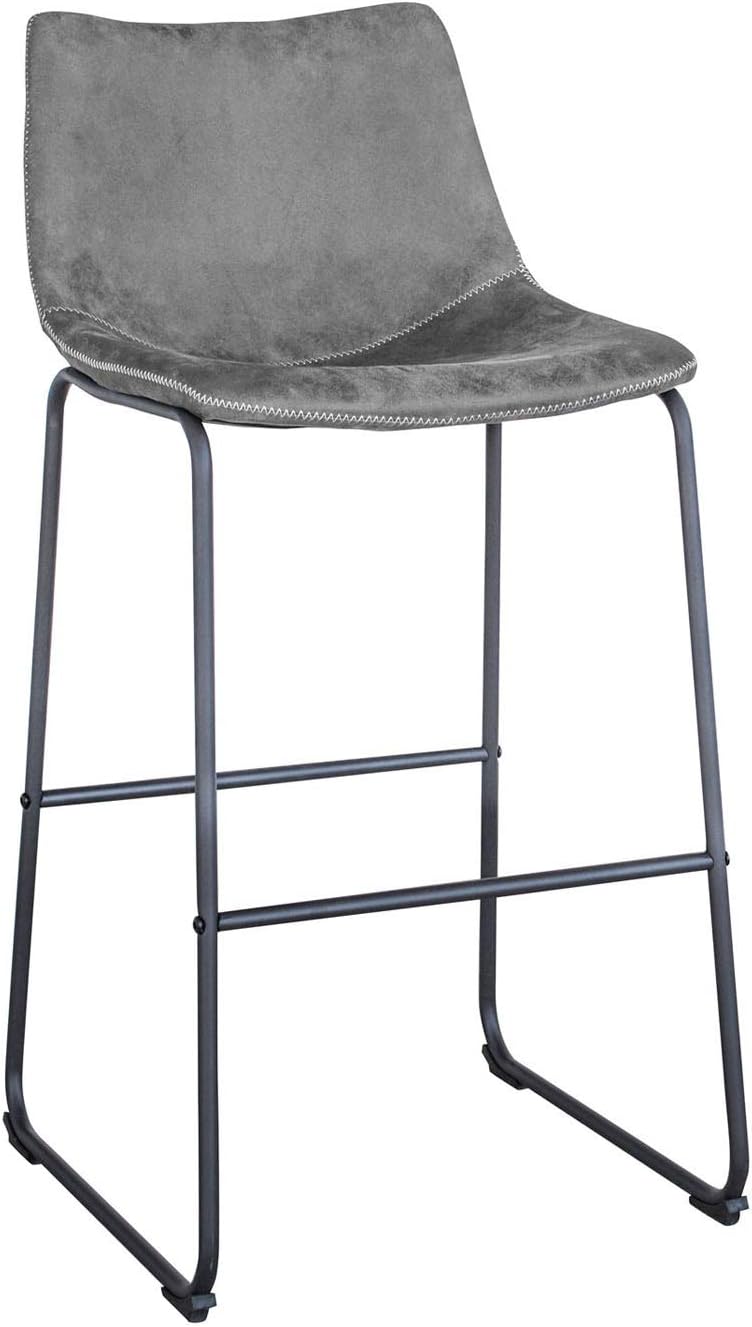 Buffalo Tools BSLCGSET 30" Leisure Chair Set - Gray, 19"L x 21.5"W x 39"H