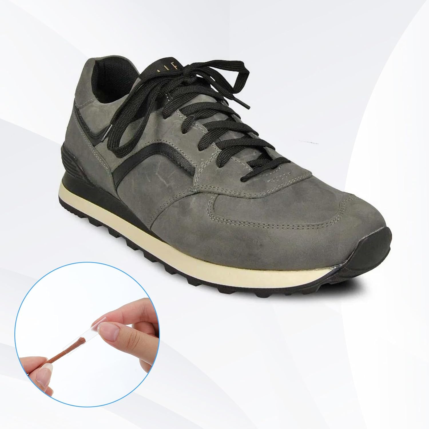 Aglets for Shoelaces, 90Pcs 3Size Shoe Lace Ends Tips Shoelace Tips Shortening Repair Aglet Tip Clear Heat Shrink Sneakers Shoe Laces for Shoes Strings