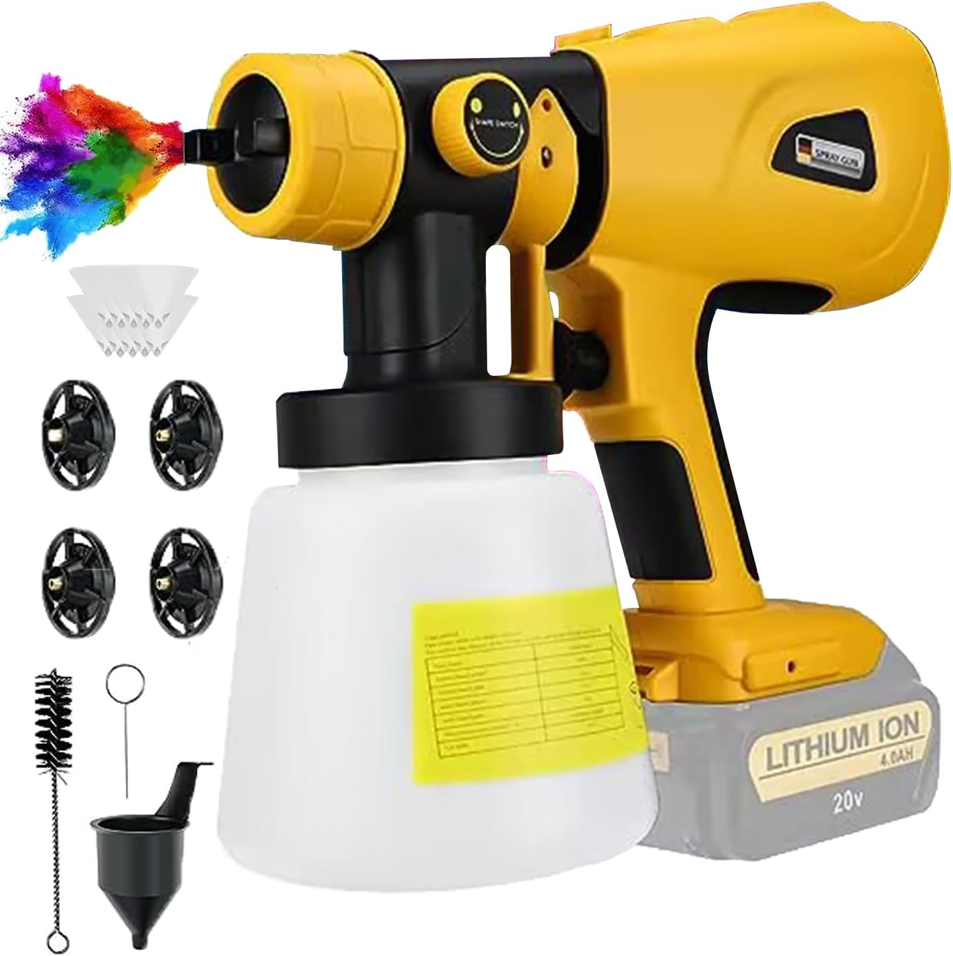 Pistola termica senza fili compatibile con batteria Makita da 18 V, con