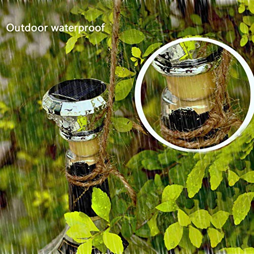 Ostritec 2023 Upgraded 8 Pack Solar Wine Bottle Lights, 20 Led Fairy Lights With Solar Cork Lights Outdoor Waterproof Bottle Lights,For Wedding Valentine's Day Gift Party Decoration (Warm White) #TOP3