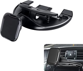 Hbxdeco CD Phone Holder for Car, Phone Mount for CD Slot, 360° Rotation CD Player Cell Phone Mount, Adjustable CD Slot Phones Mount Holder for All Smartphones, Car Accessories (Magnetic)