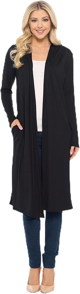 トップス SERIALIZE LONG HOODED CARDIGAN Long Hooded Cardigan - Stay Cozy & Chic in Stylish Knitwear