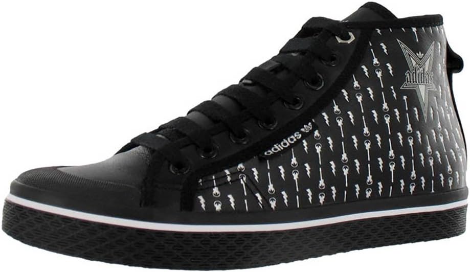 adidas Honey Mid Womens Shoes Black/Silver Size 8.5