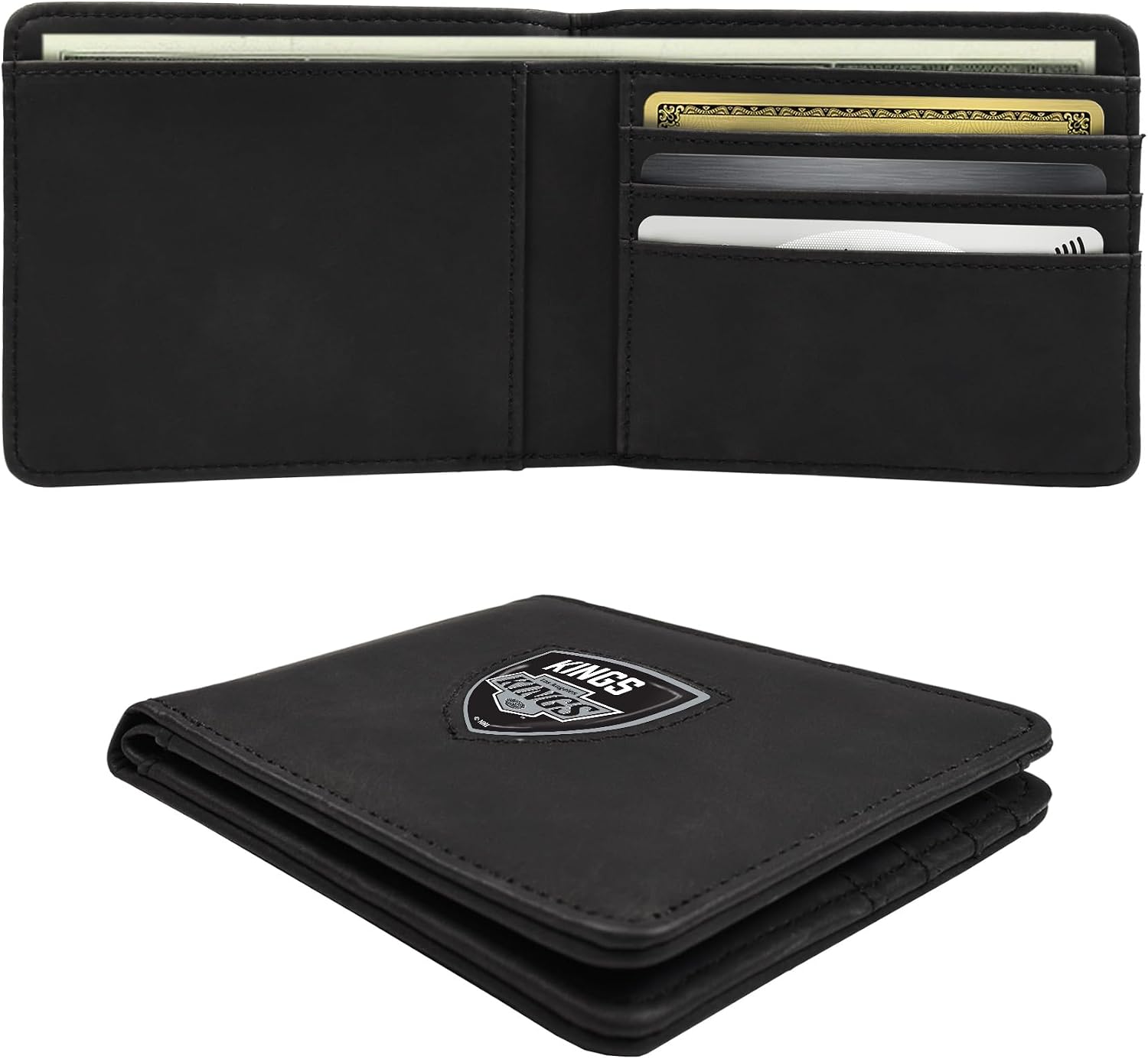 Littlearth NHL Shield Wallet - Officially Licensed Teams In Black & Brown Colors