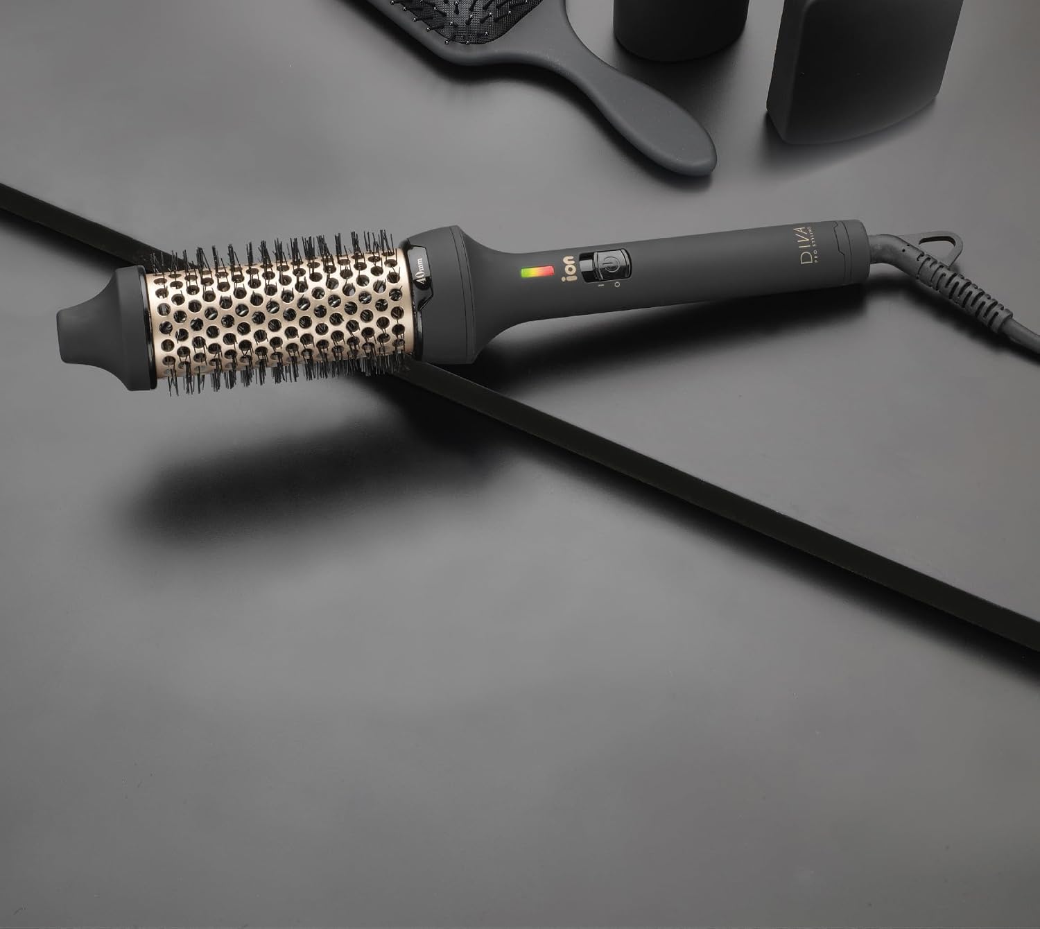 Diva Pro Styling Ceramic Hot Brush (40mm) with Ionic Conditioning PRO315