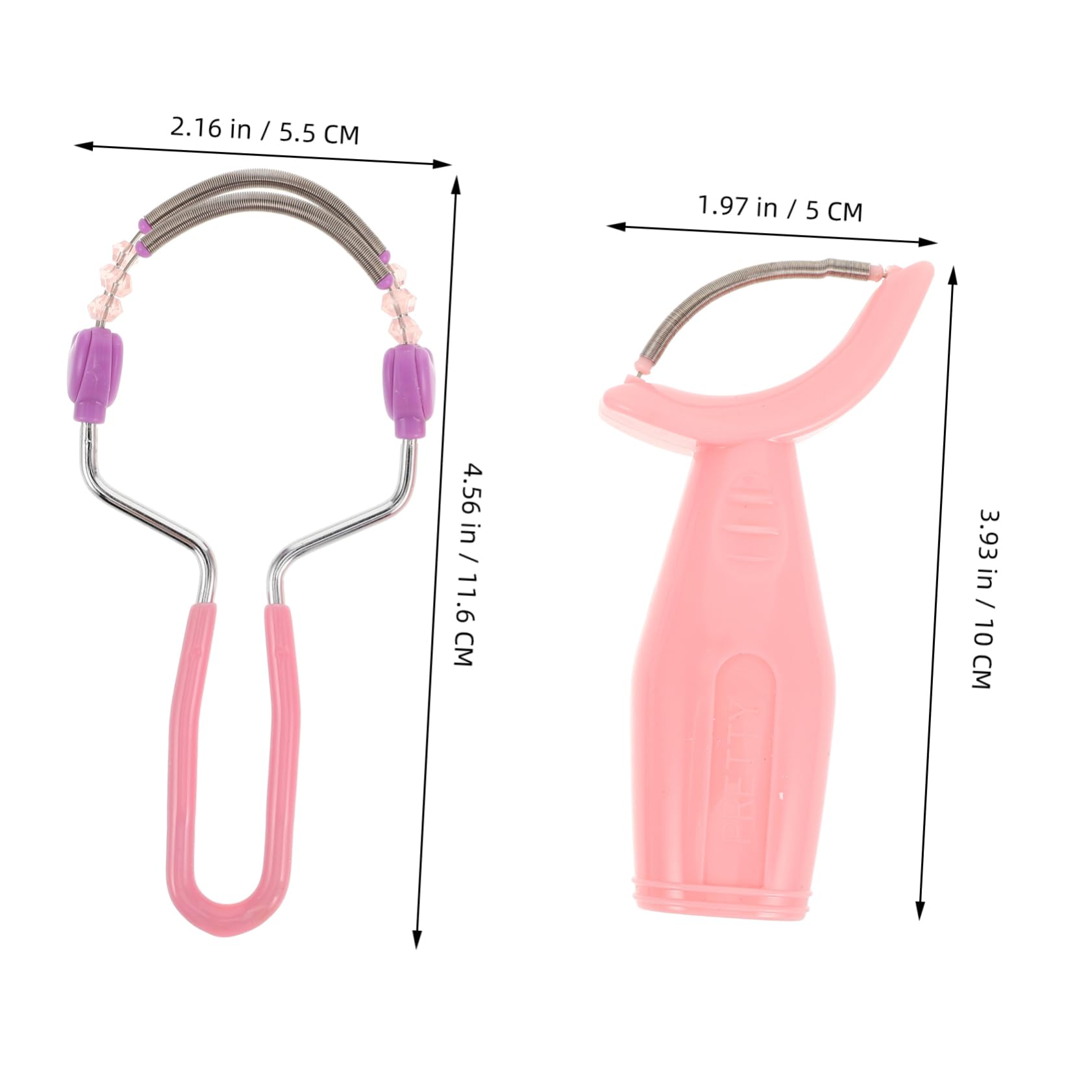 minkissy Spring Hair Remover for Face 2 Pack Facial Hair Remover Tool Foundation for Women and Precise Hair Removal