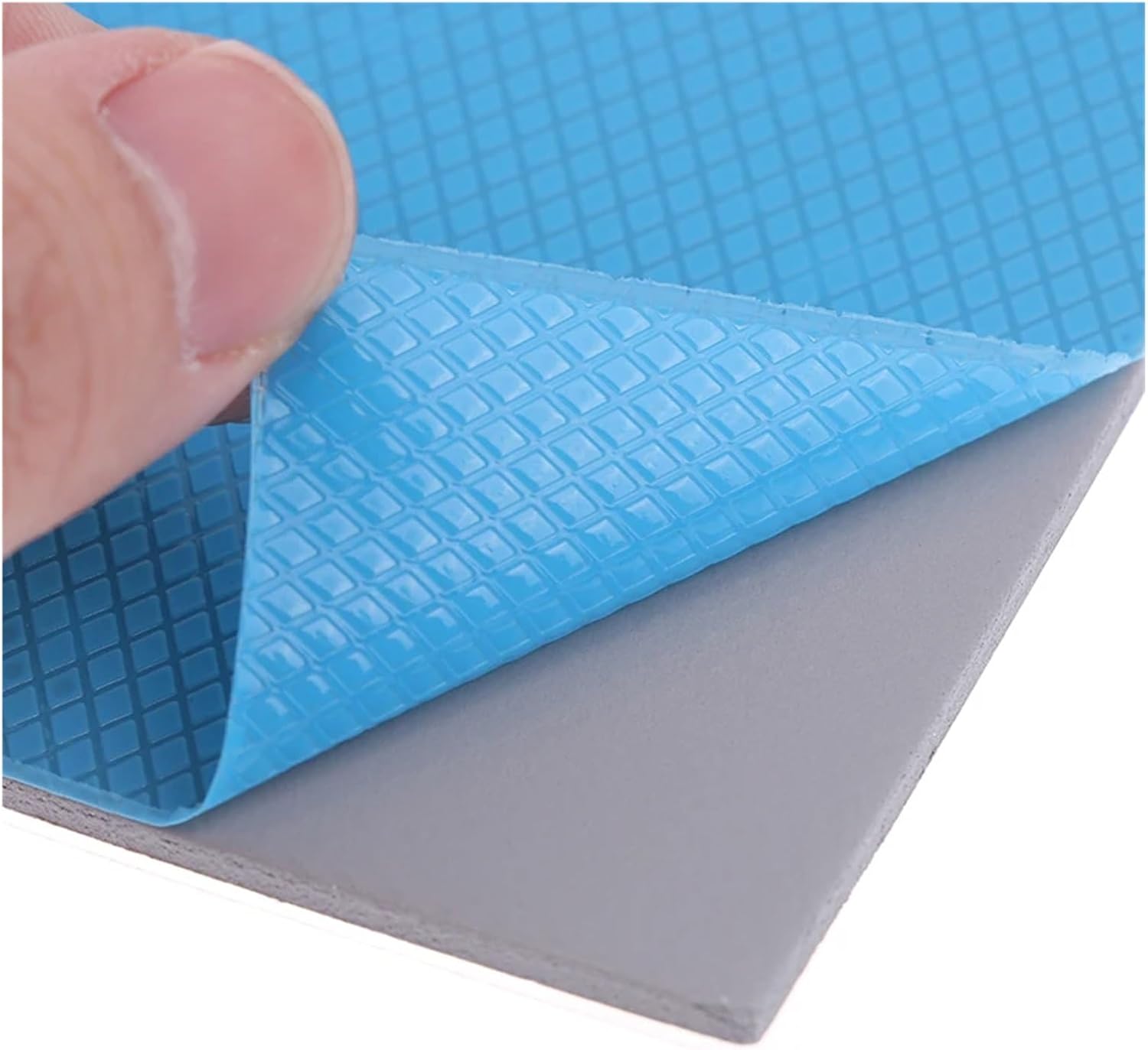 Thermal Conductive Silicone Pads 1Pc - 17W/MK GPU CPU Heatsink Cooling Conductive Silicone Thermal Pad 100x100mm Thickness 0.5/1/1.5/2/2.5/3mm Insulation(A5)
