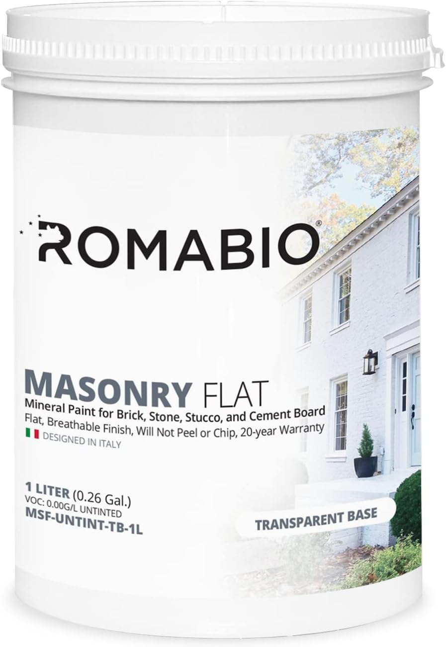 Romabio Classico Limewash Interior/Exterior Paint, Italian slakedlime