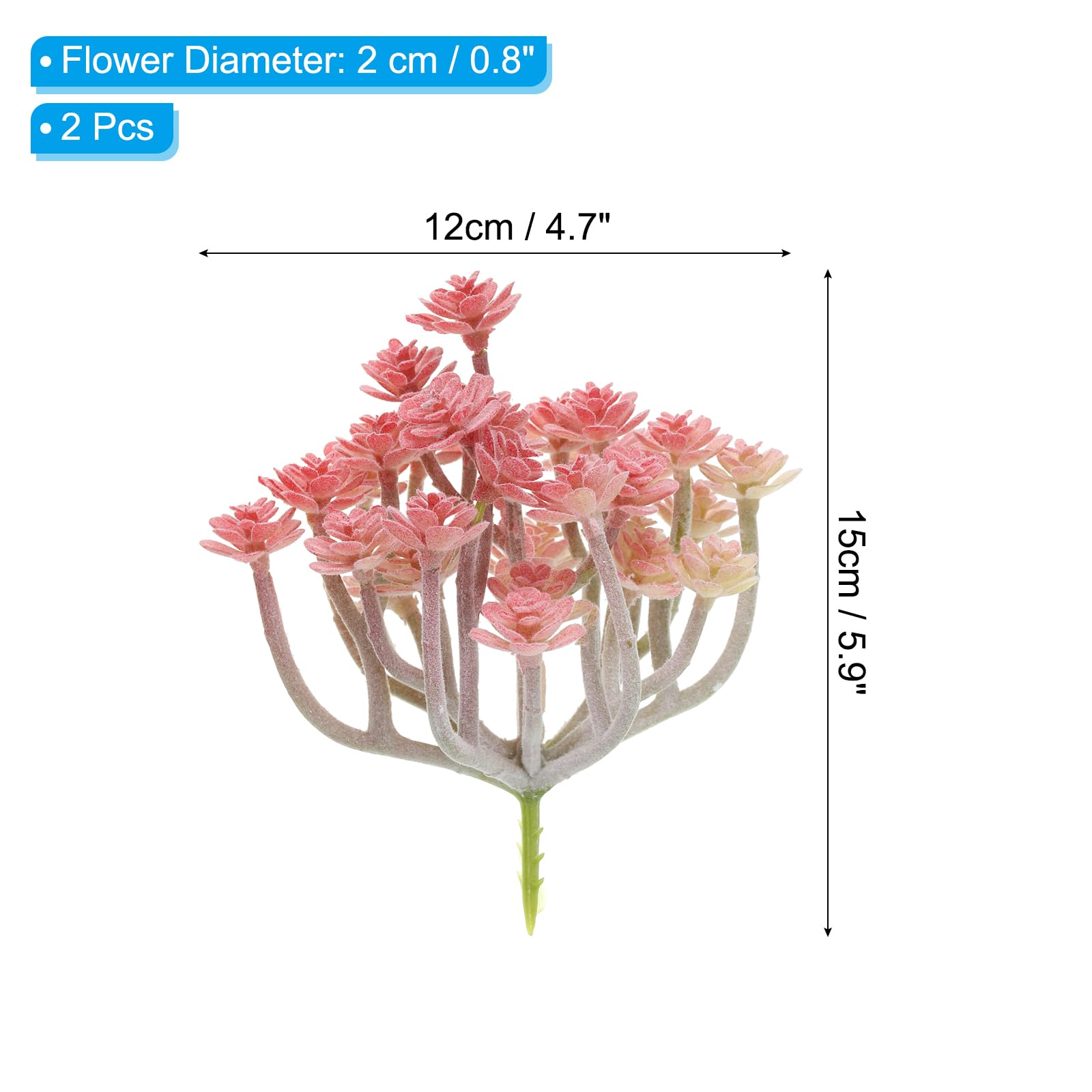 PATIKIL Mini Artificial Succulent Plants - Image 2