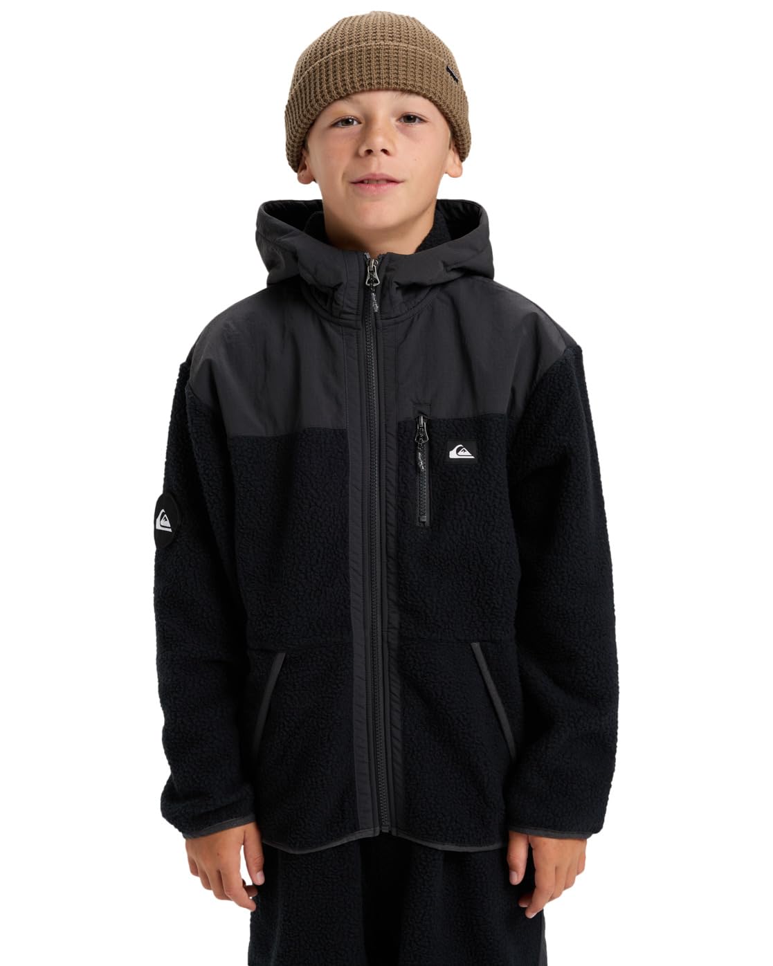 Quiksilver Fleece BACK TO S SCHOOL Boy's Black 8