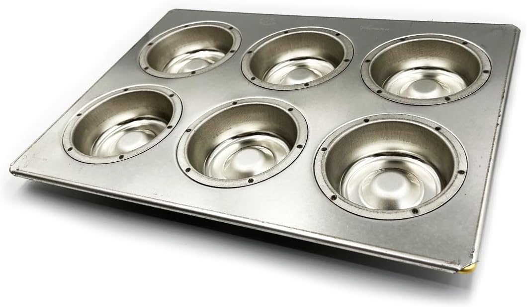 Silicone Coated Silver Savarin Tabletop 6P