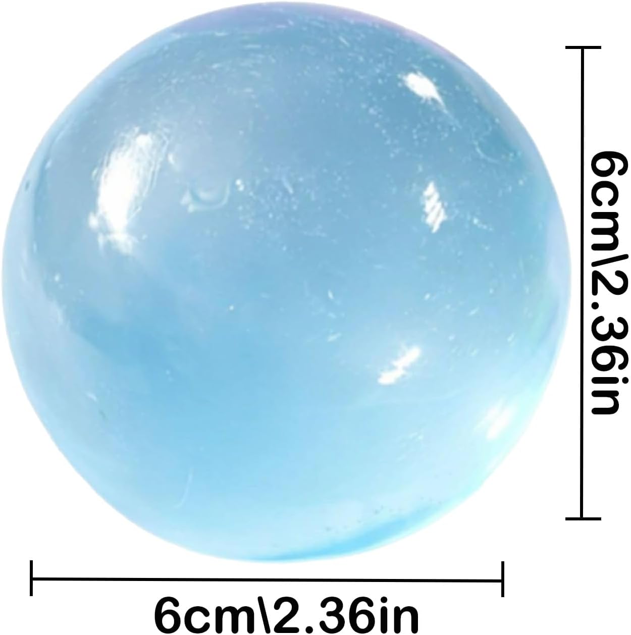 Handmade Coconut Oil Squishy Ball, 2026 Upgraded Crunchy Fidget Stress Ball, Moldable Stress Ball, Easy to Clean, Portable Squeeze Sand Glutinous, Relieve Anxiety and Stress (blue-1pcs)