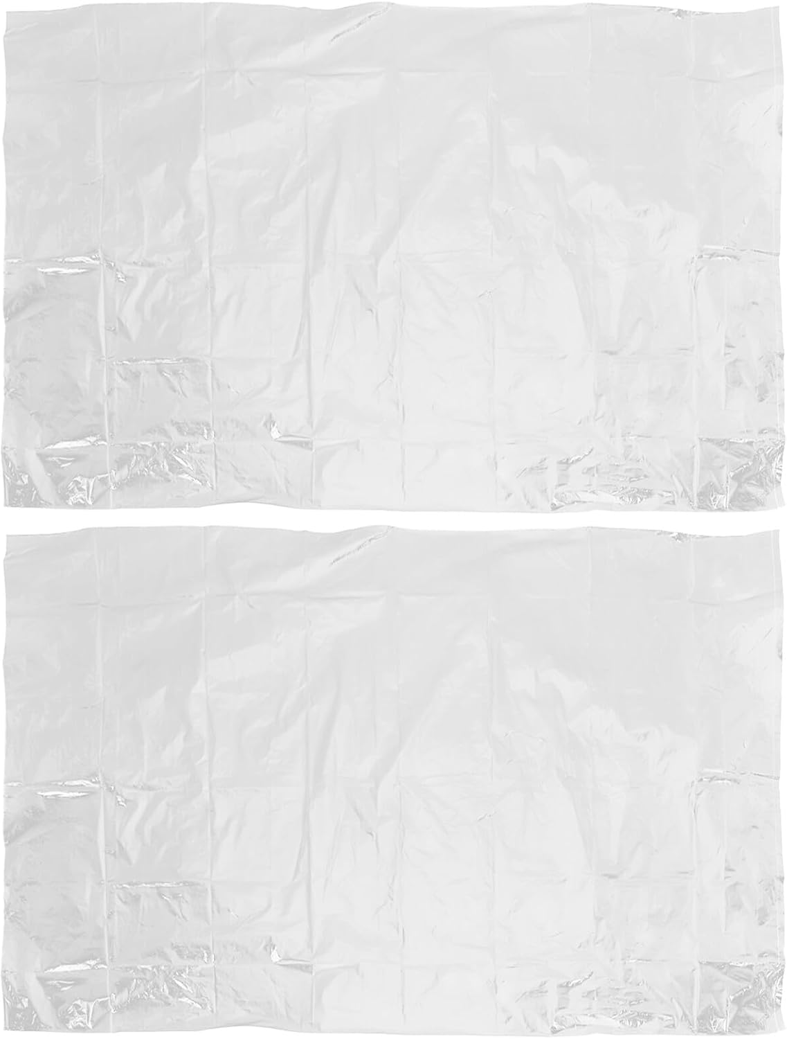 Oversized Pe Dustproof Storage Bag 2pcs 120x220cm Large Christmas Tree Cover and Bedding Organizer for Holiday Décor and Clothes Storage