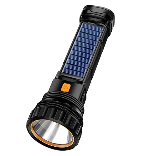E-SHIDAI Solar Flashlight Rechargeable flashlights Camping product photo (Solar Chargers) — ScooterReviewPro review