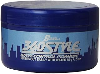 Lusters S-Curl 360 Wave Control Pomade 3 Ounce (88ml) (2 Pack)