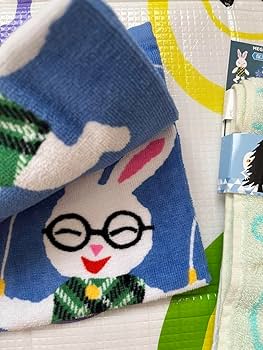 Amazon｜せなけいこ めがねうさぎ タオル ひんやりネックタオル