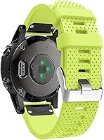 Vista 15 de QGHXO Correa para Garmin Fenix 5S / Fenix 6S, correa de repuesto de silicona suave para reloj inteligente Garmin Fenix 5S/Fenix 5S Plus/Fenix