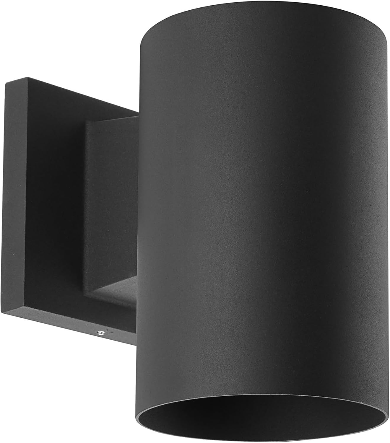 Progress Lighting Cylinder Outdoor Wall Light, Black