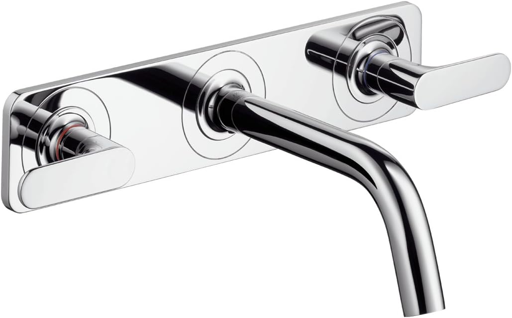 Hansgrohe 3Loch Waschtischarm.Axor Citterio M Wand FSet kurz chrom m.Platte
