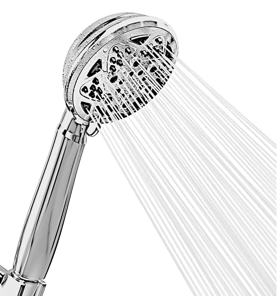 Marcoware ABS 6 Mode self Cleaning Hand Shower with 1.5 Meters Steel Hose & Wall Hook, Chrome, Polished Finish (B09J3SJDJQ) Amazon Price History, Amazon Price Tracker